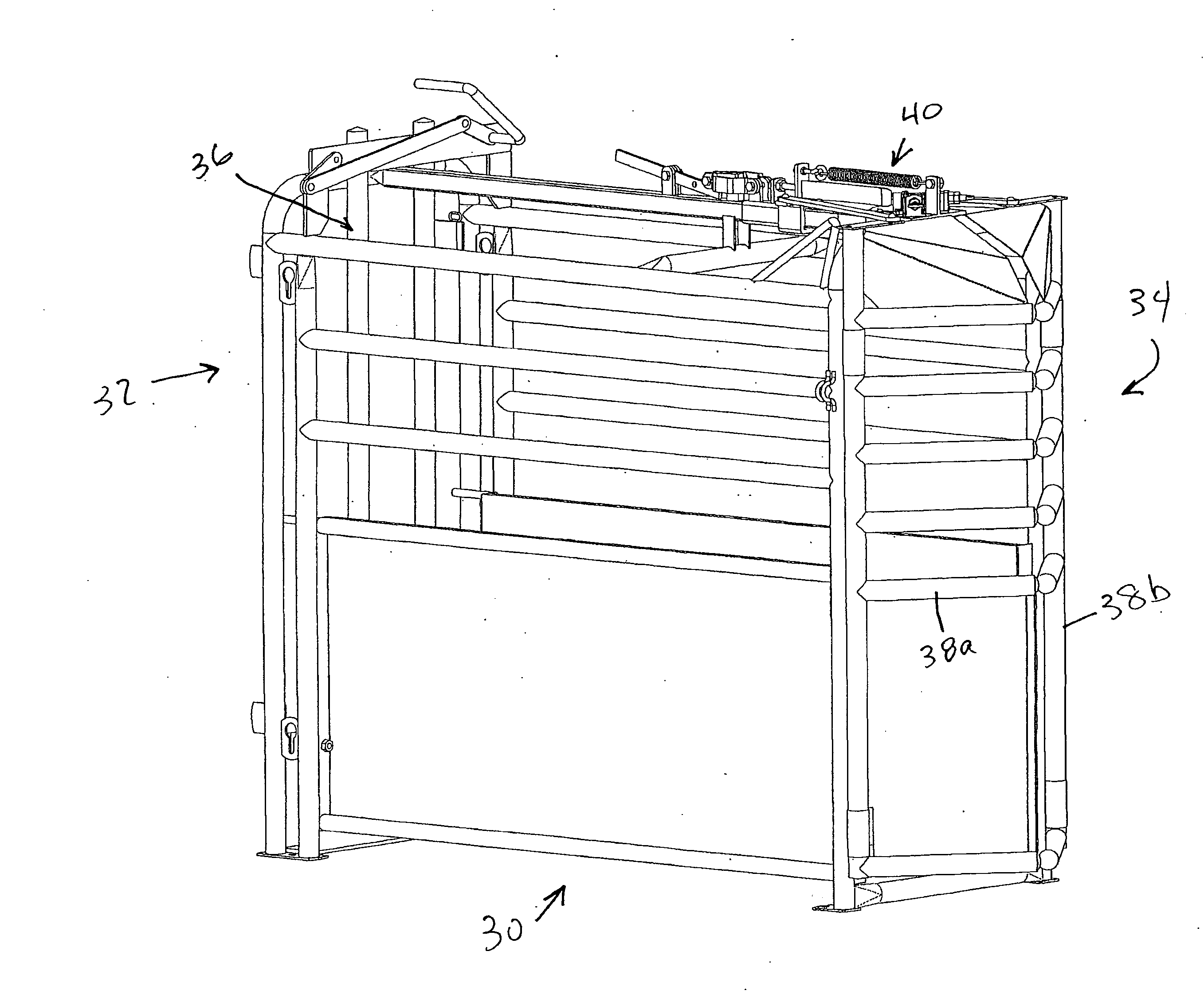 Calf chute tailgate