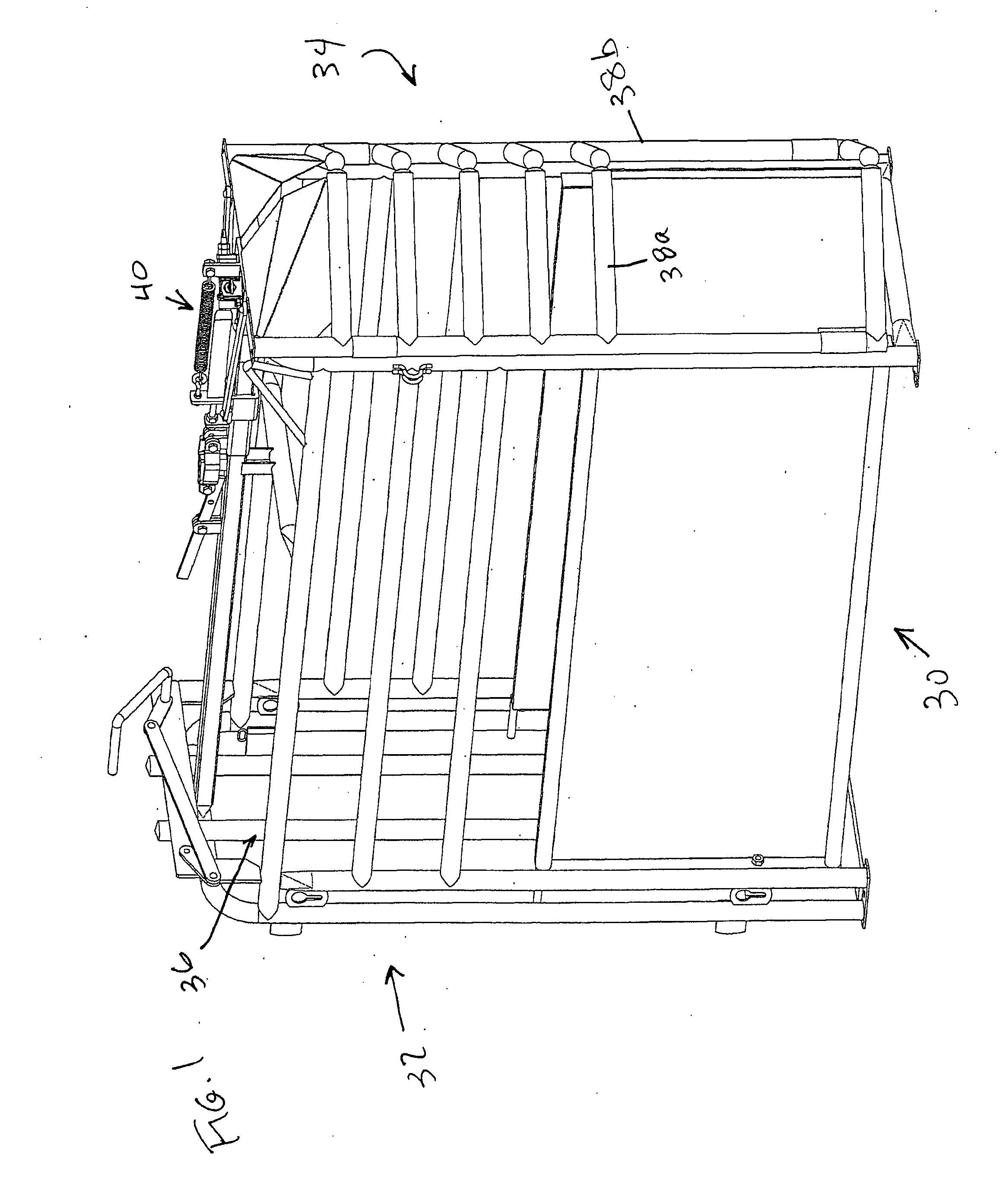 Calf chute tailgate