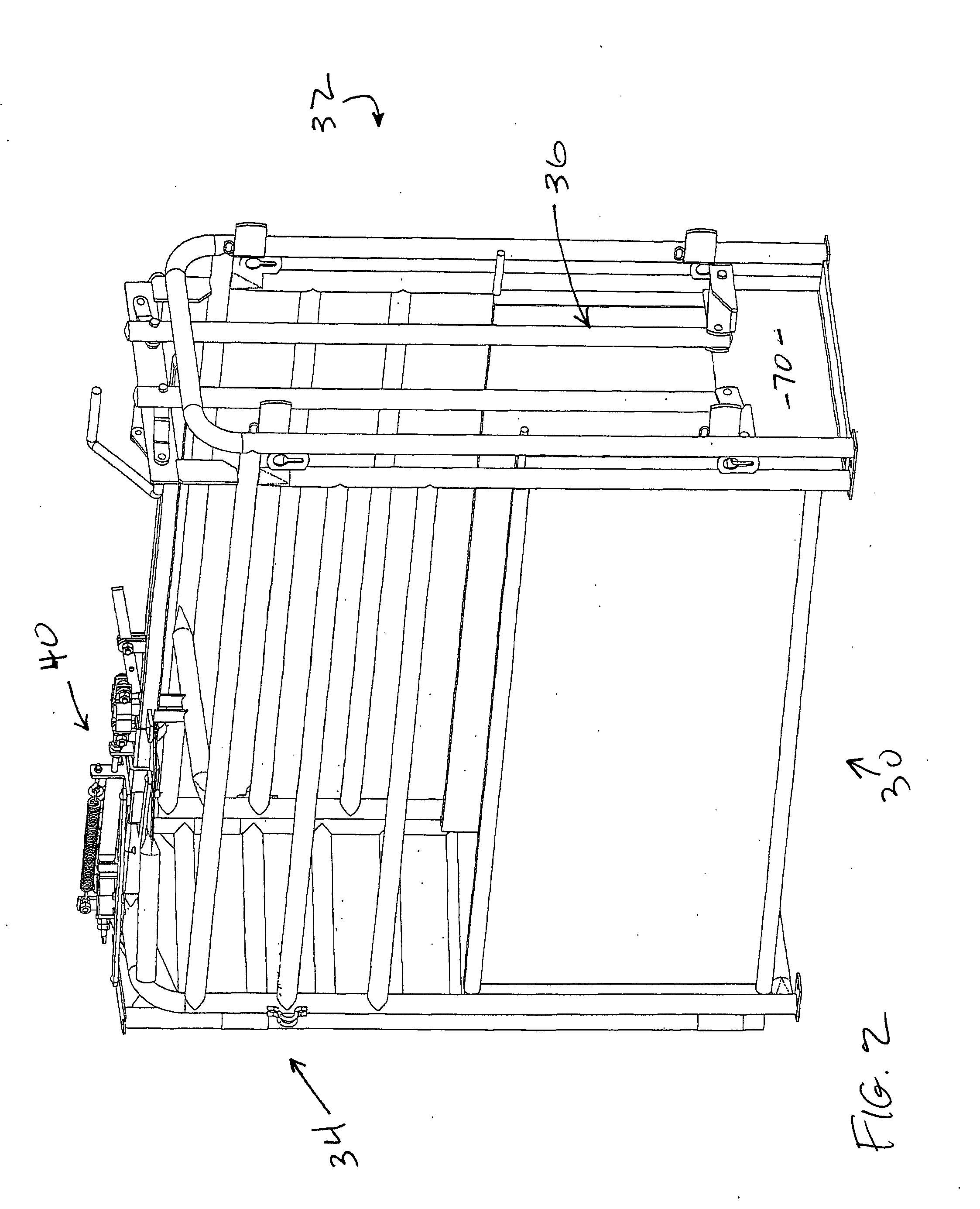 Calf chute tailgate