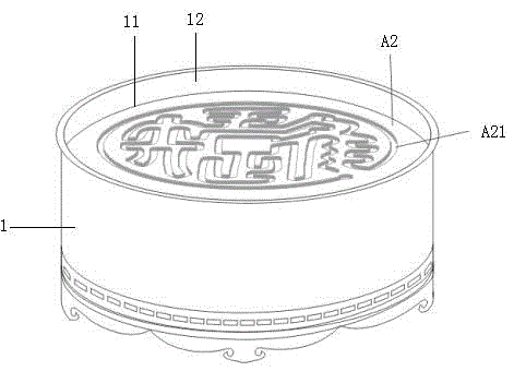 Embedded incense forming die for incense burner and incense forming method