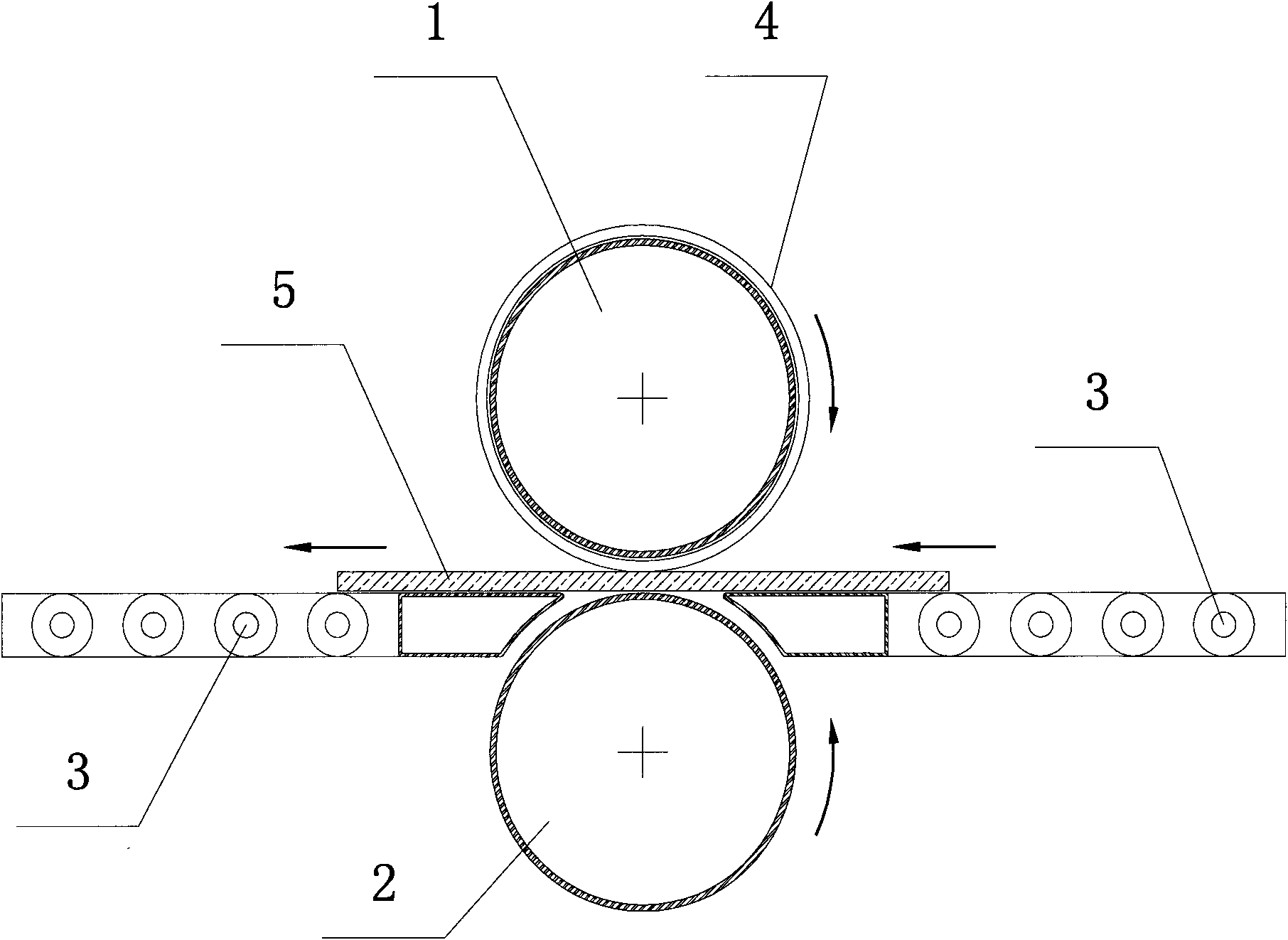 Ceramic plate stamping technology and ceramic plate stamping device