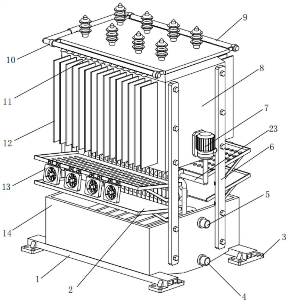 Temperature control type transformer and control method thereof