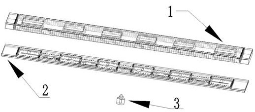 Broadband series-feed sparse array antenna unit