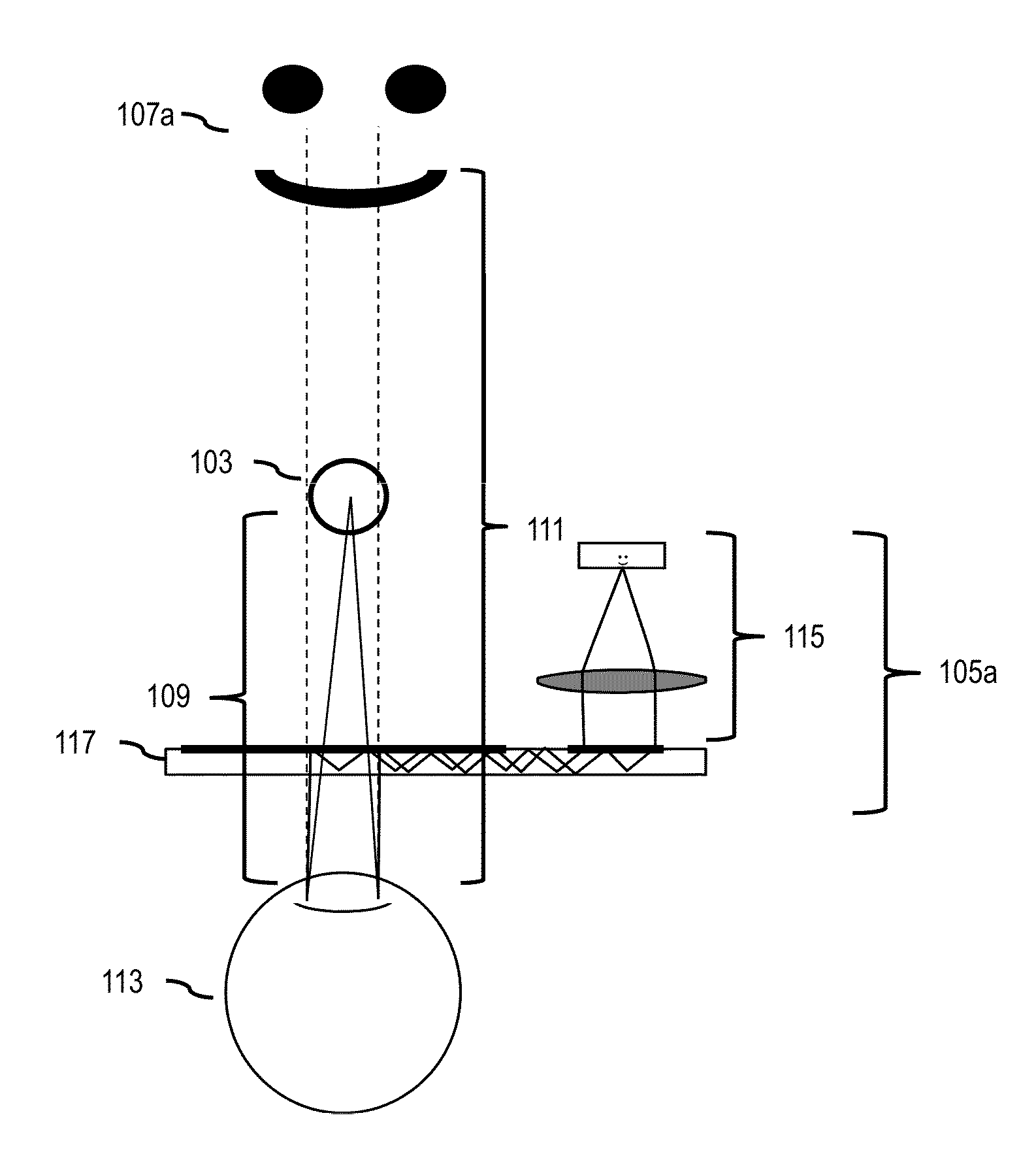 Method and apparatus for providing focus correction of displayed information