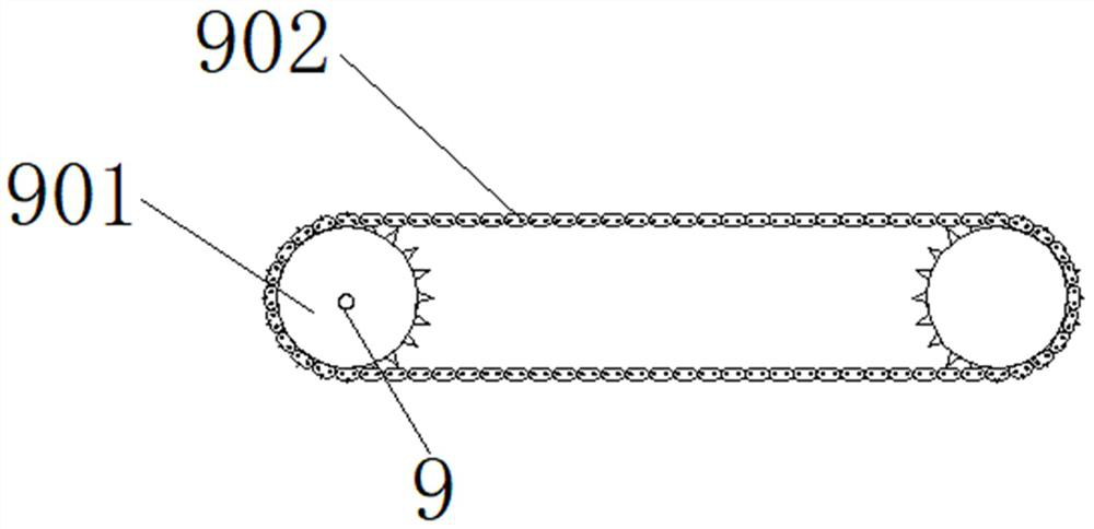 An oil-absorbing anti-clogging structure of an automobile electric pump