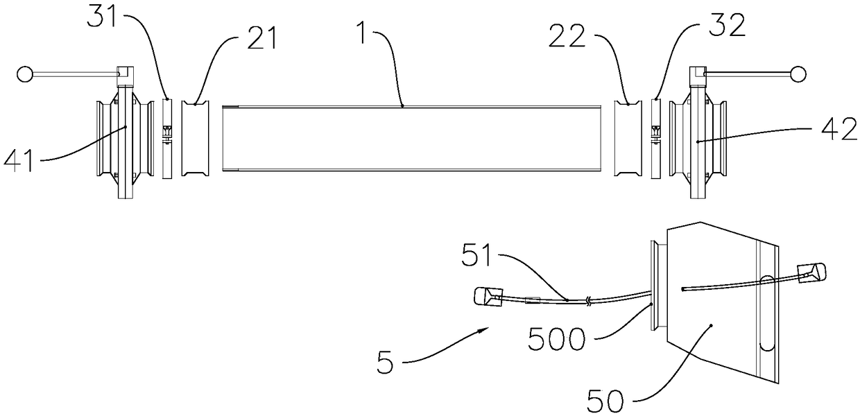 Sterile liquid cross-level transmission device and pharmaceutical workshop