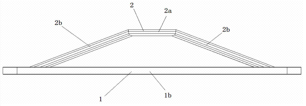 Hollow type liquid crystal television set base