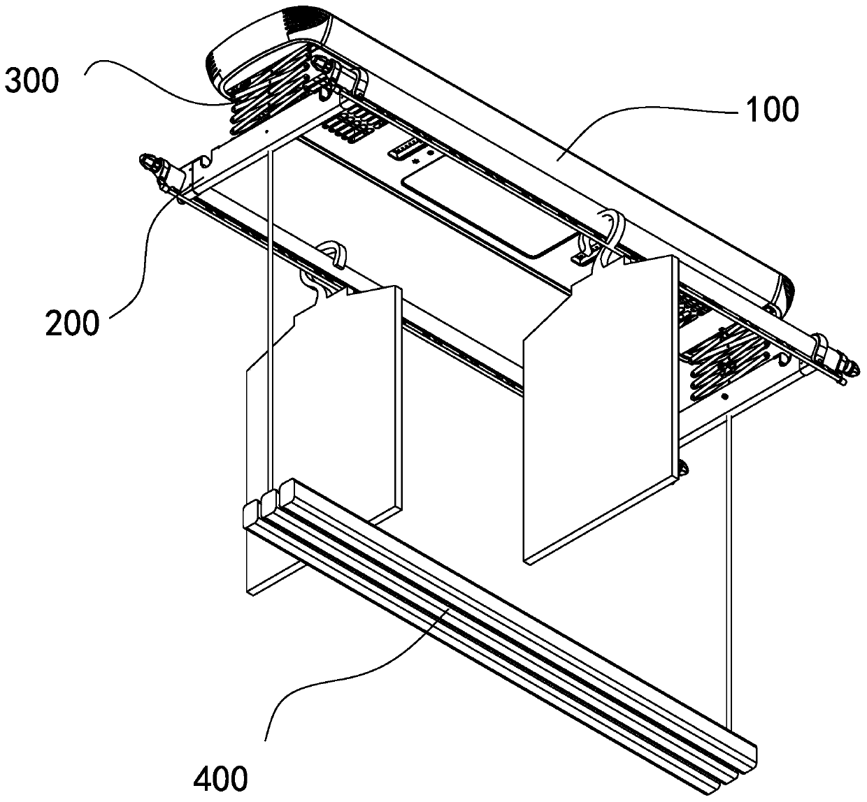 Drying system and method based on temperature/humidity detection of to-be-dried fabric as well as clothes dryer