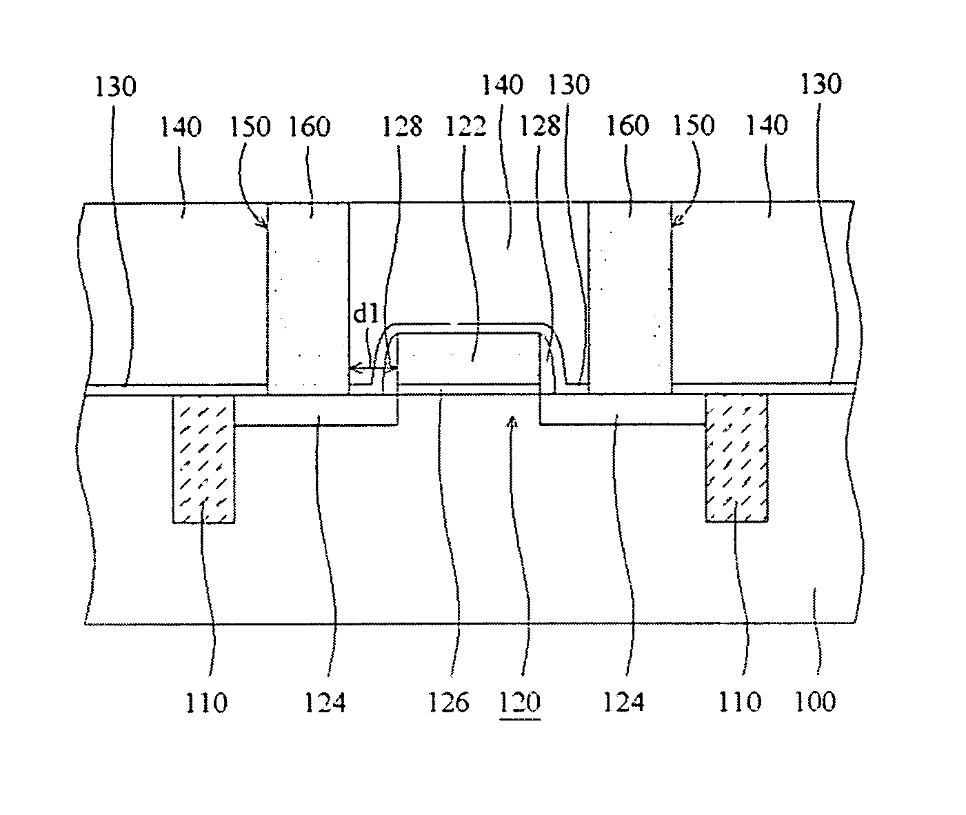 Device with low-k dielectric in close proximity thereto and its method of fabrication