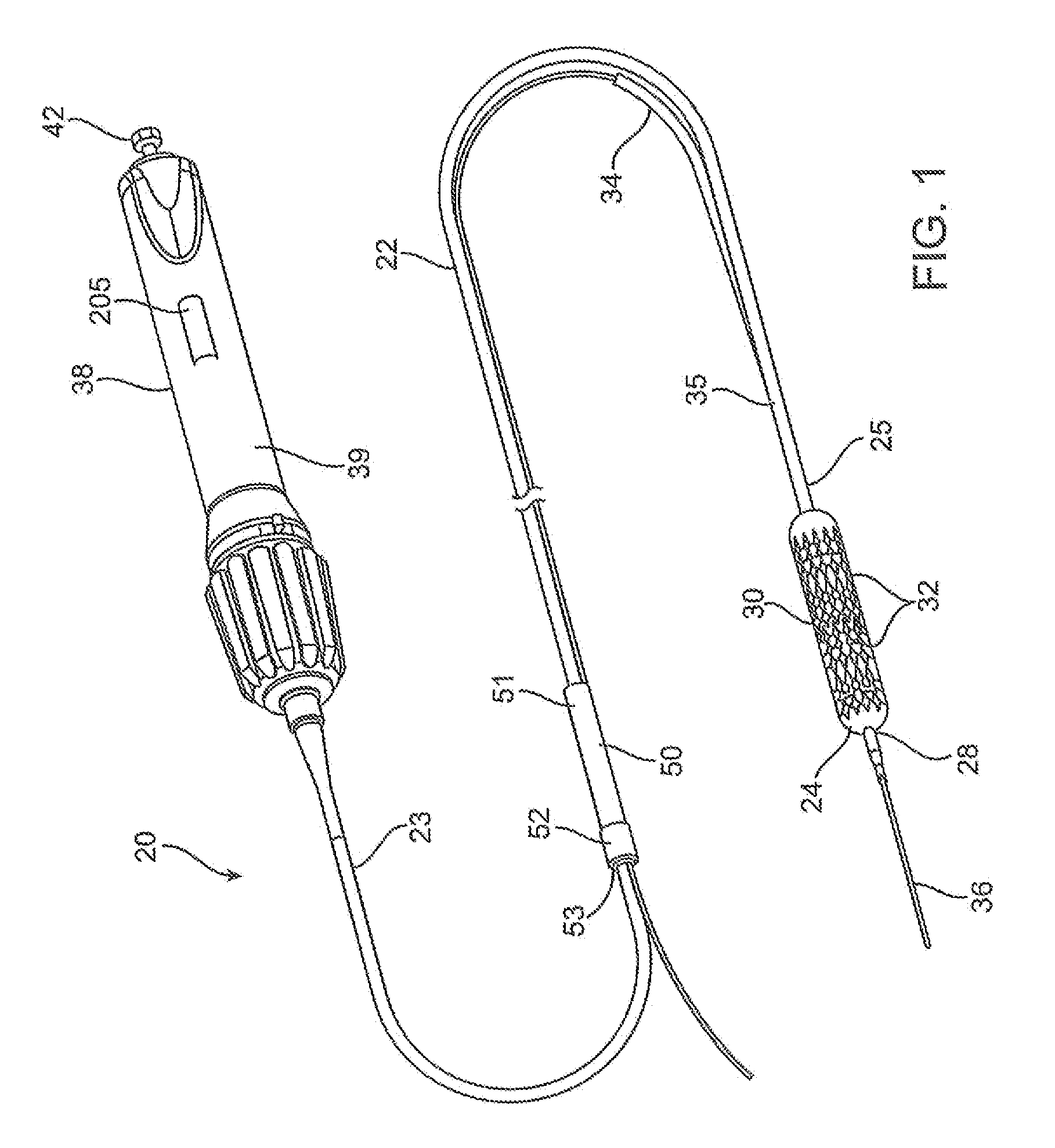 Delivery catheter having active engagement mechanism for prosthesis