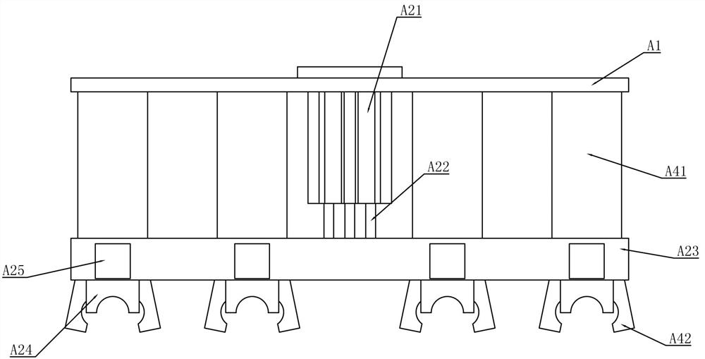 A pre-embedded casing picking and grinding device