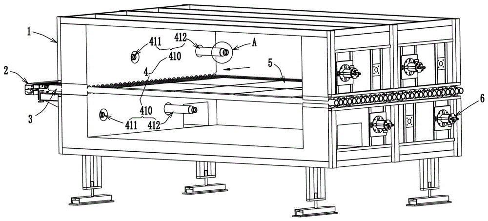 A temperature difference control structure for energy-saving kilns