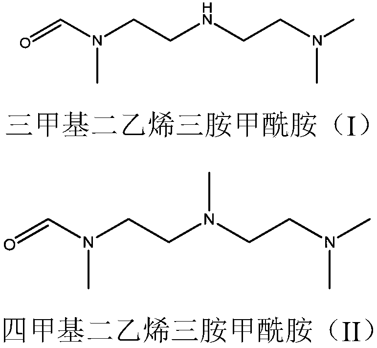 Method of continuously preparing pentamethyldiethylenetriamine and catalyst system for method