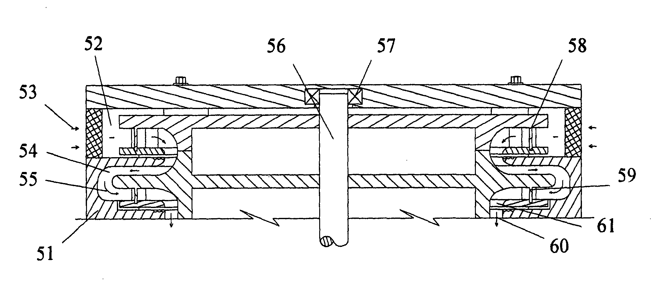 Rotary ram-in compressor