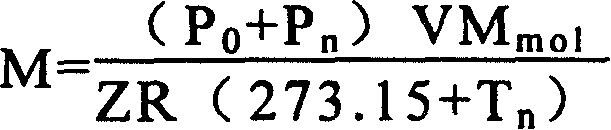 Computer gas volume metering method and device for natural gas fuel cylinder of vehicle