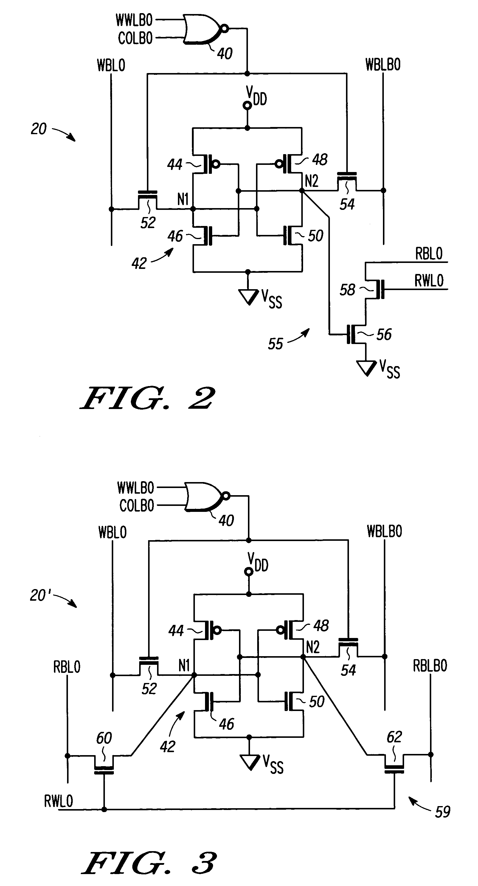 Dual-port static random access memory having improved cell stability and write margin