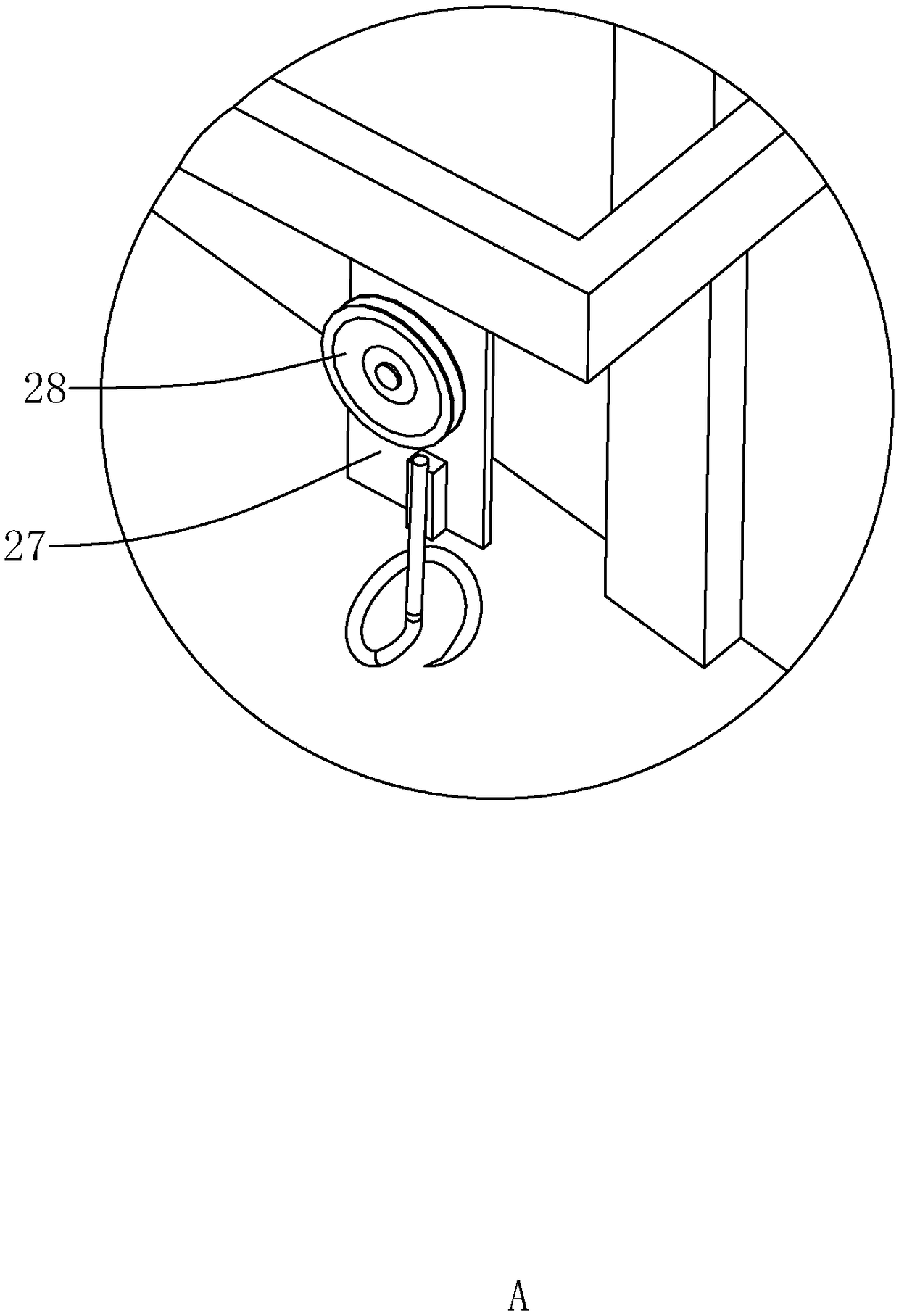 A manufacture device of an enameled wire