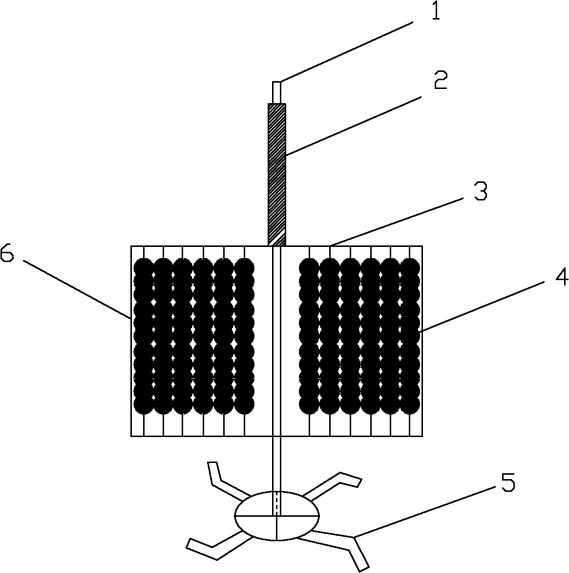 Riverway channel water quality biologically-intensifying device and application thereof