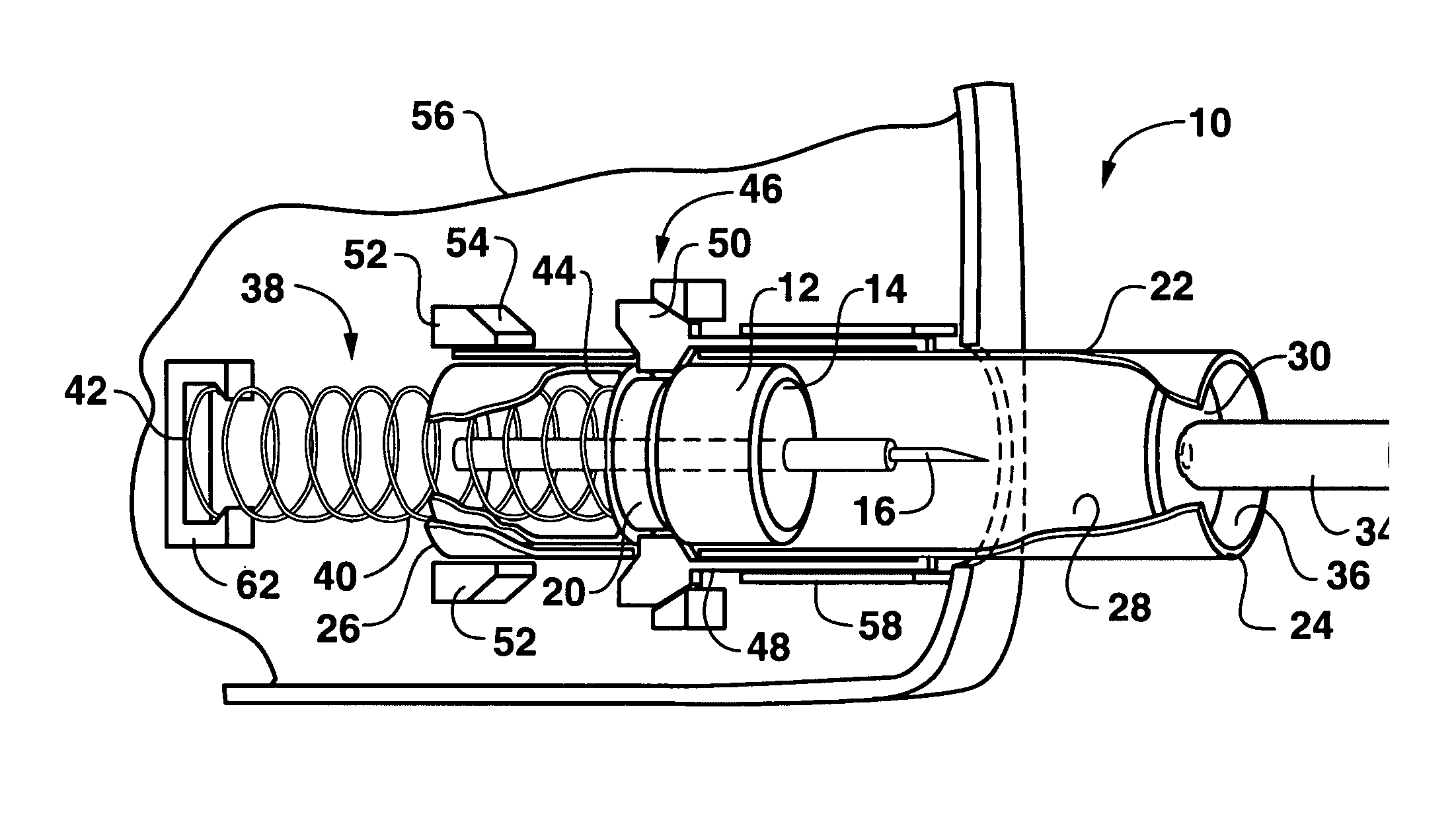 Device for sampling blood