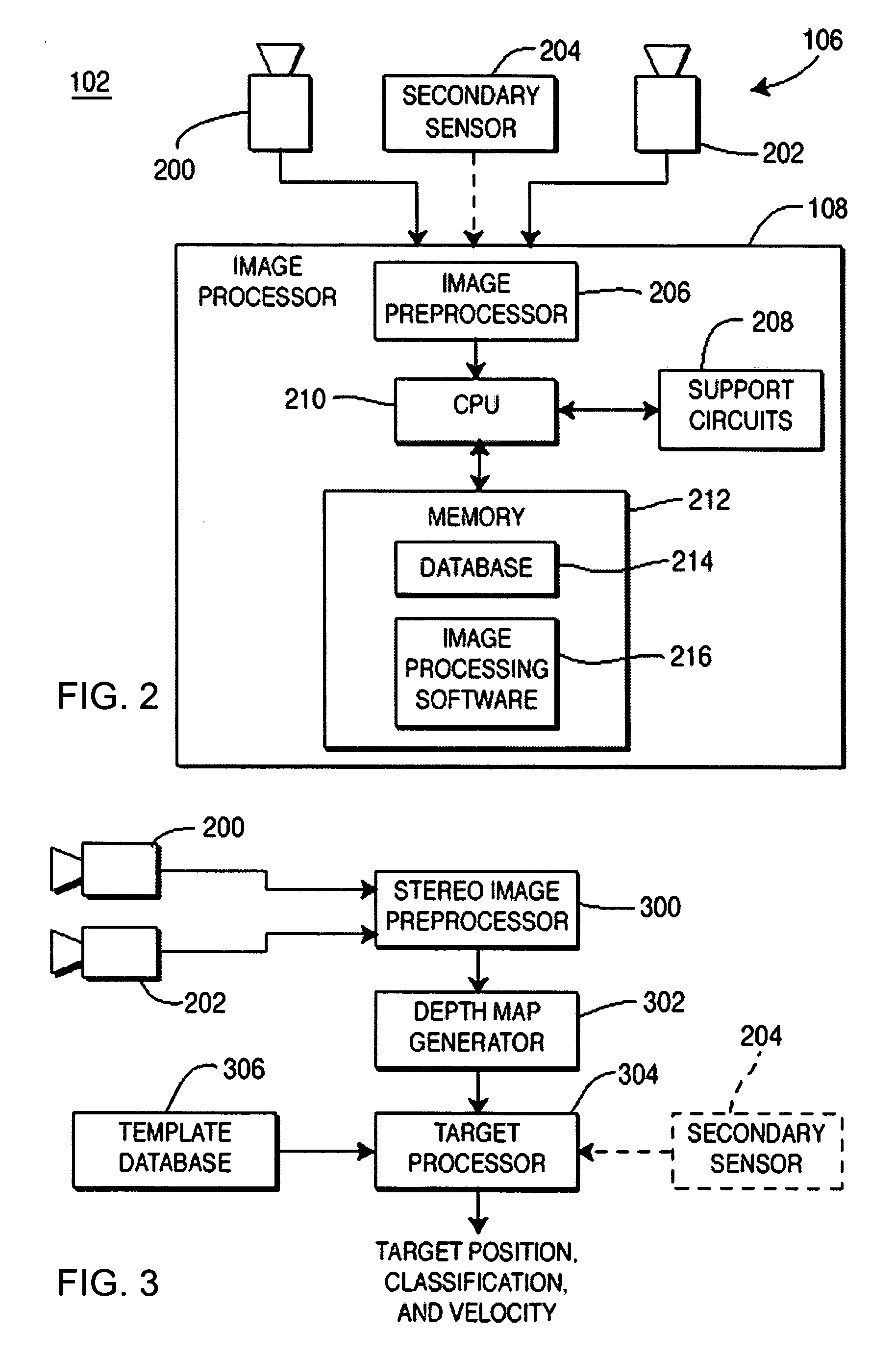 Method and apparatus for detecting a presence prior to collision