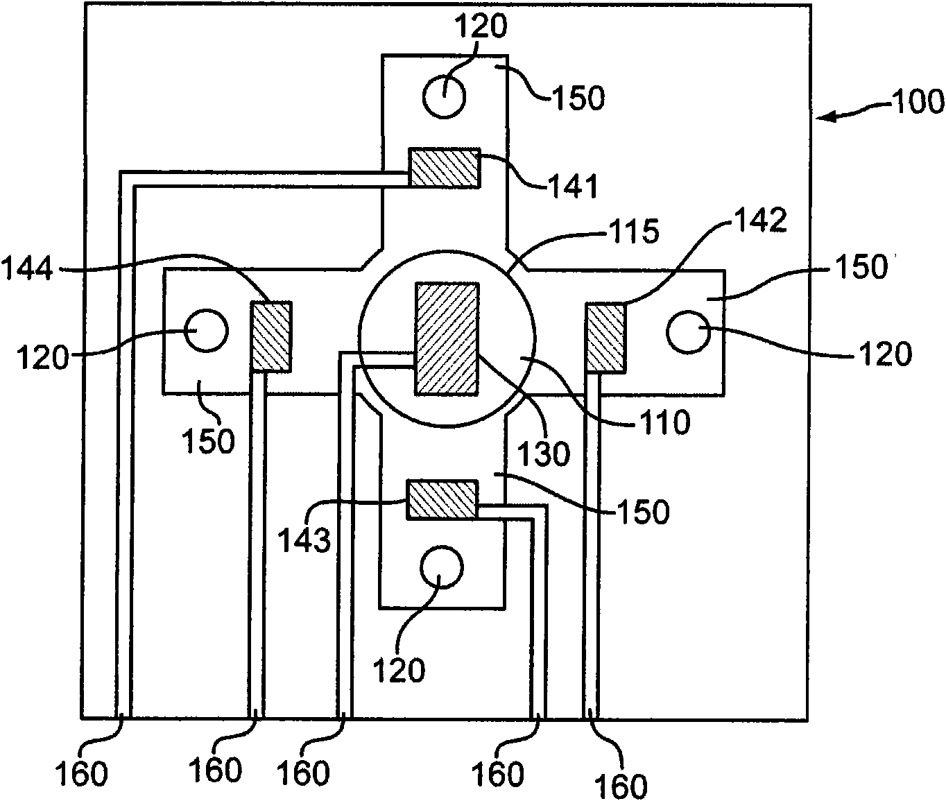 Multi-region and potential test sensors, methods, and systems