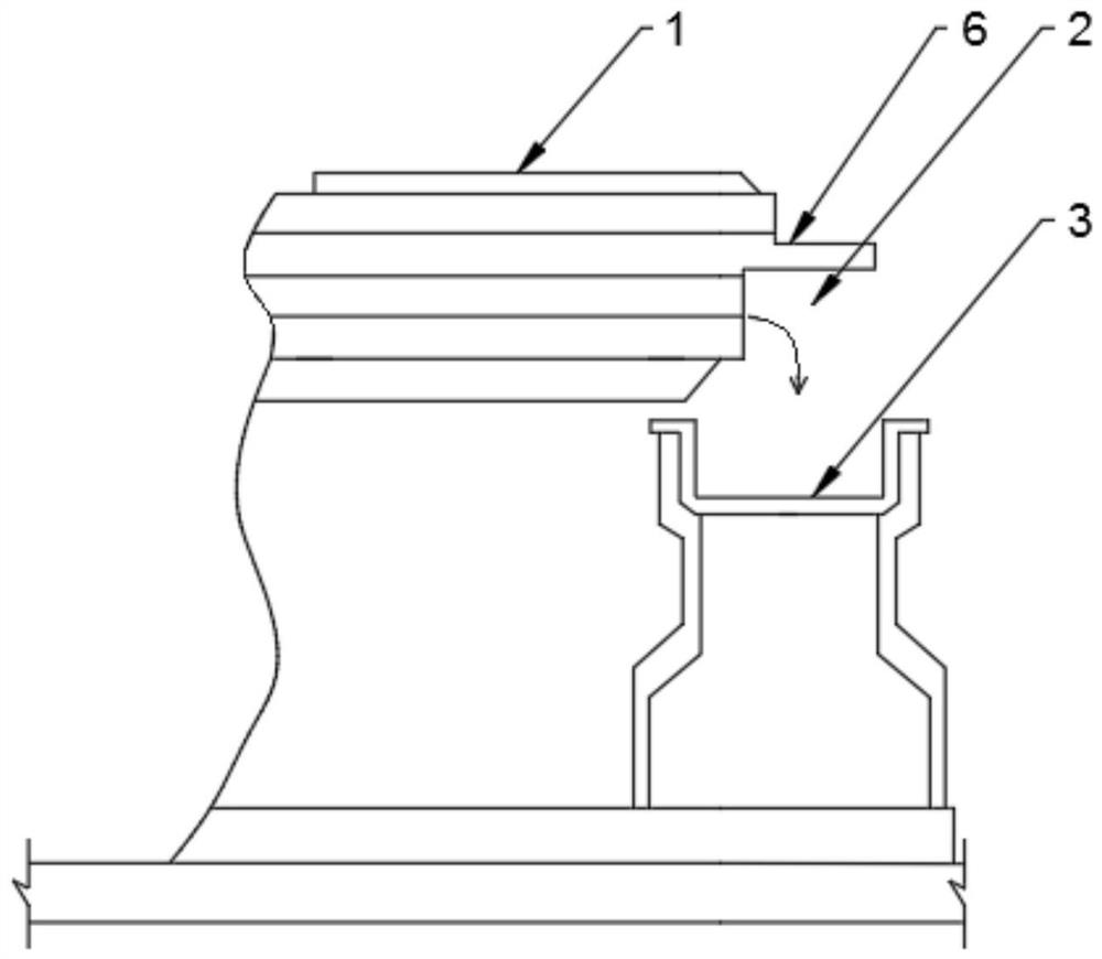 Molten iron splash-proof energy-saving device for mining and metallurgy machining