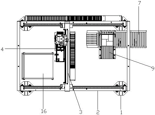 Synchronous and automatic loading system for whole stack of boxes and using method of synchronous and automatic loading system