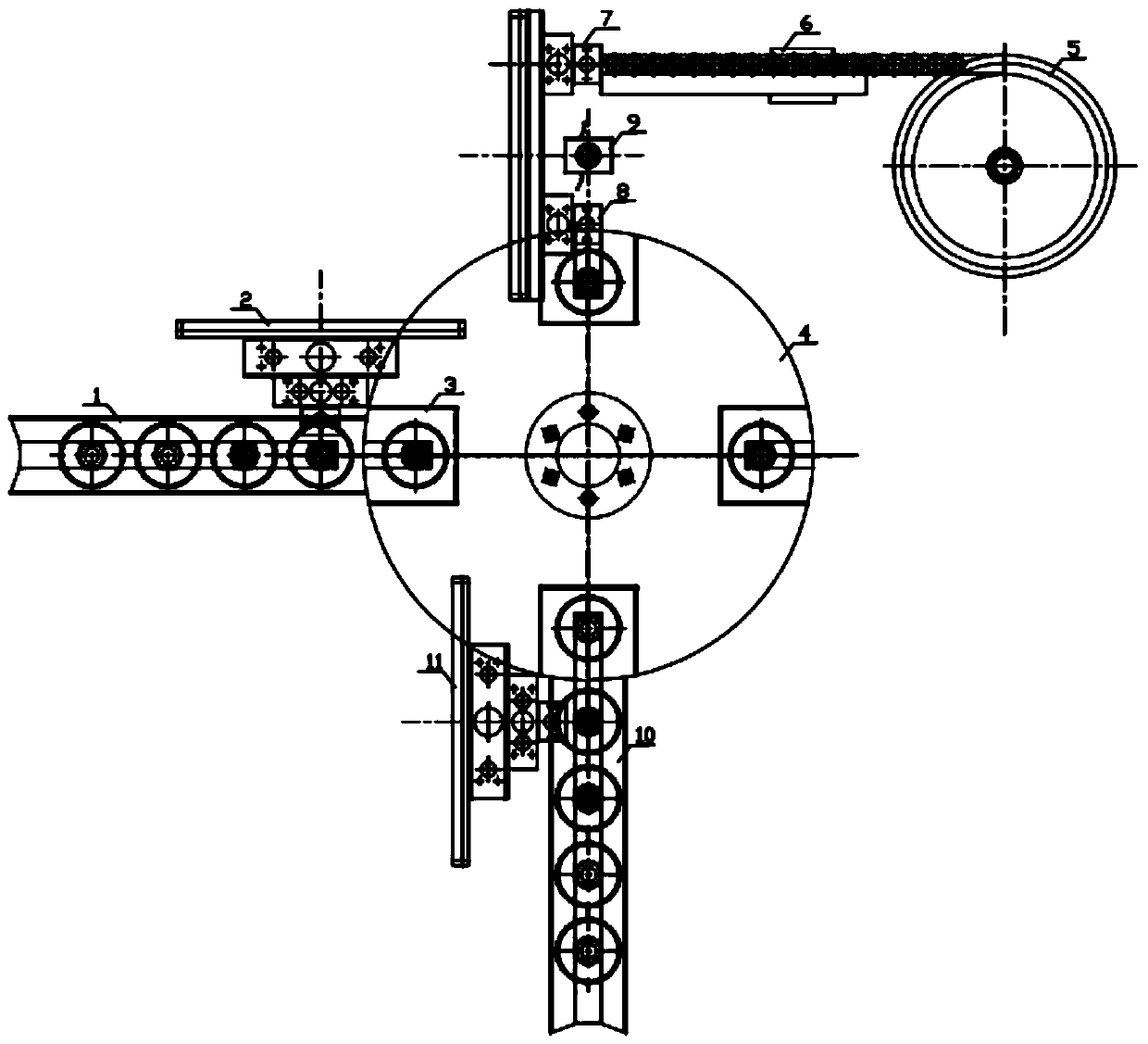 Automatic assembling equipment for insert of industrial brake