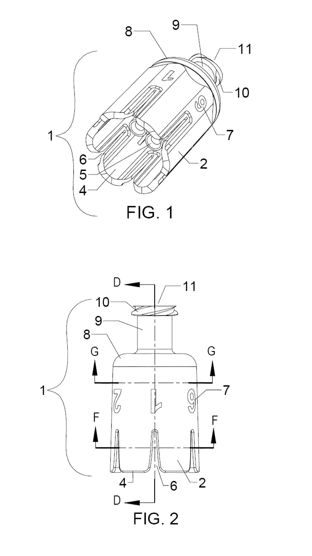 Multi-lumen multi-clamp luer lock system