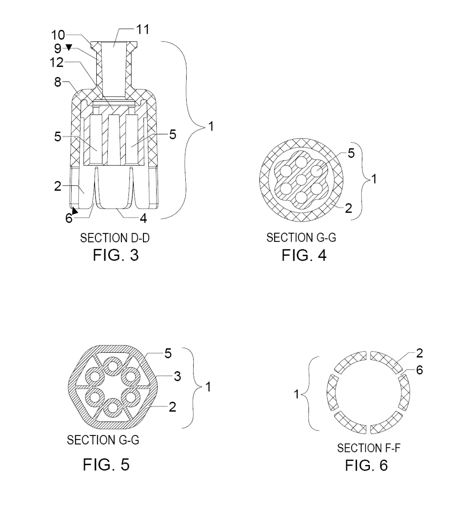 Multi-lumen multi-clamp luer lock system