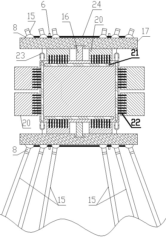 Anti-collision pier structure and active anti-collision method