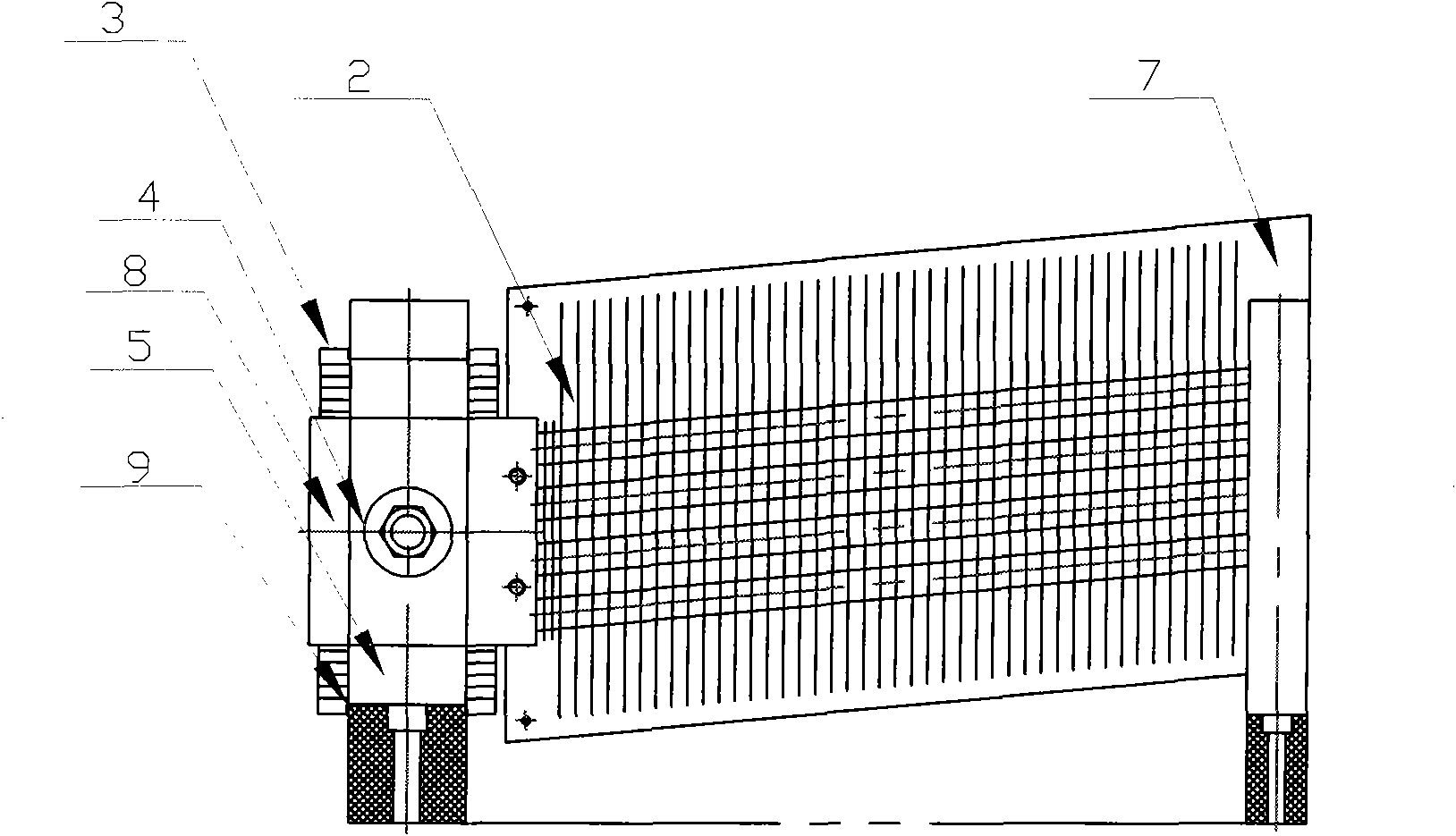 High pressure and high power series thyristor self-cold and hot pipe radiator unit and method therefor