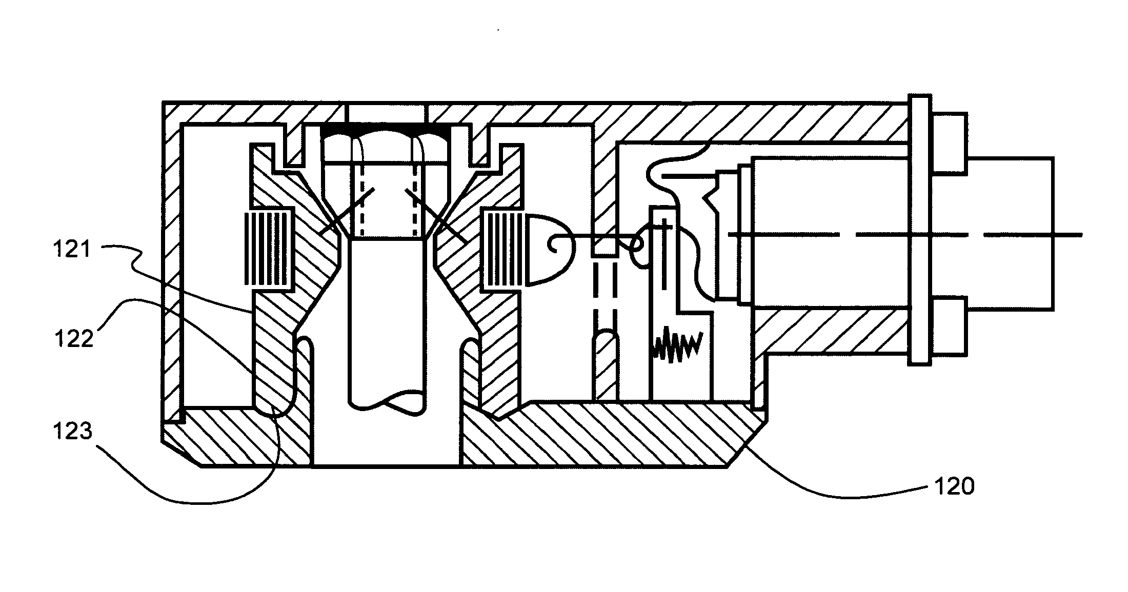 Radial release device