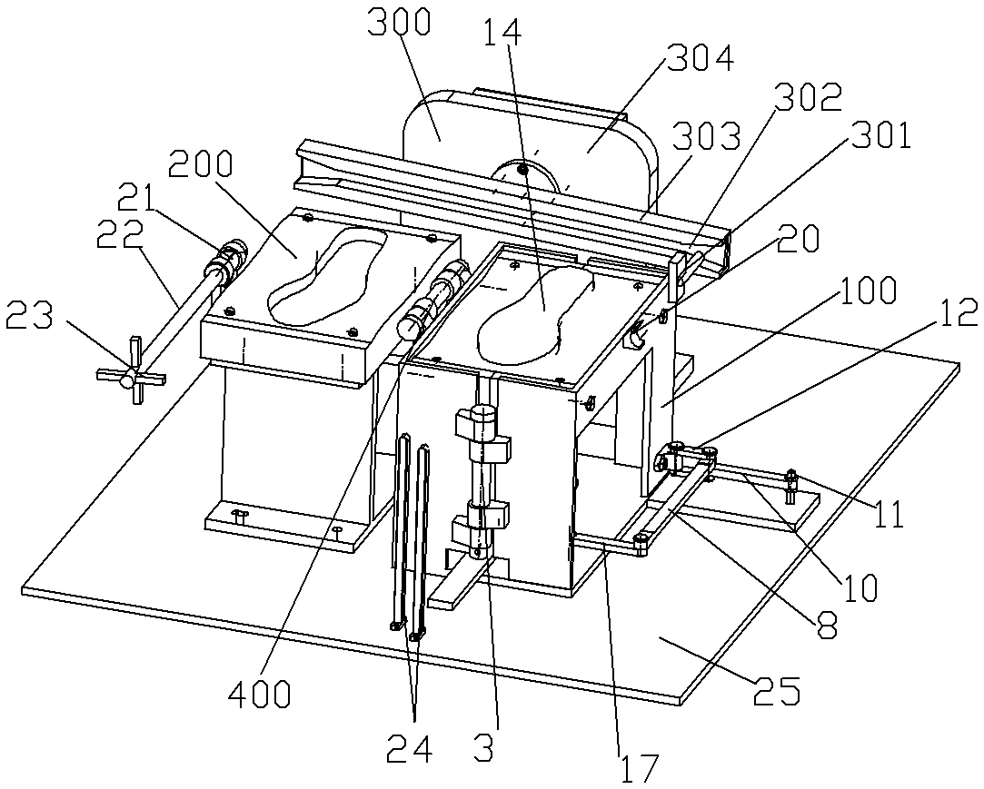 A shoe making device