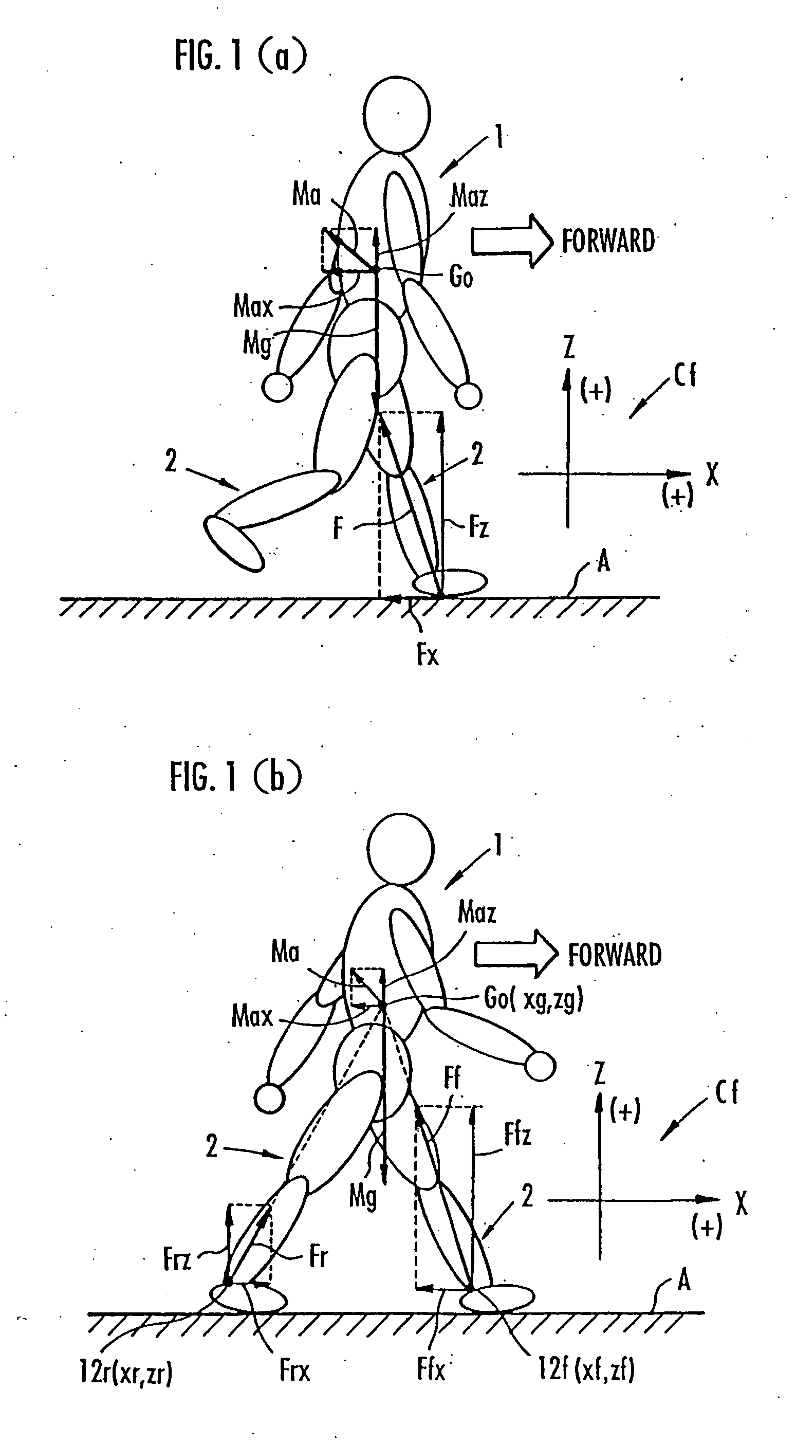 Method of assuming acting point of floor reaction force to biped walking mobile body and method of assuming joint moment of biped walking mobile body