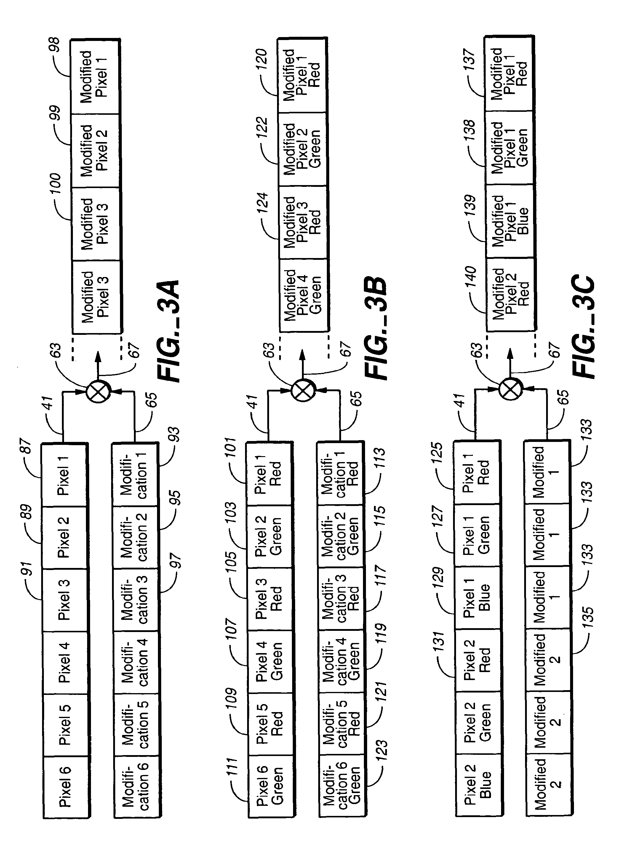 Compensation techniques for variations in image field data