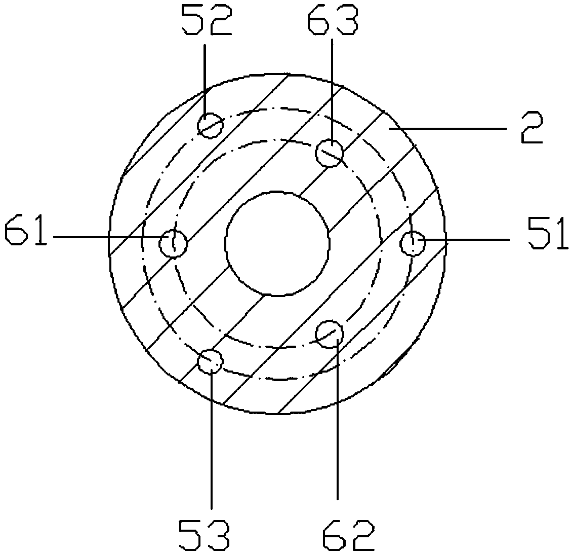 Metal powder laser 3D printing nozzle