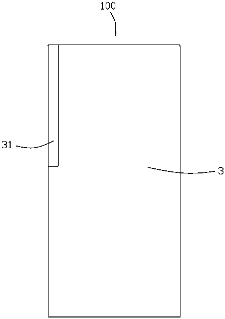 Display device, door body with display device and home appliance