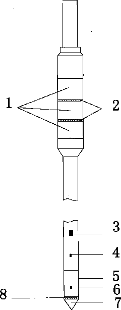 Resistivity static sounding probe