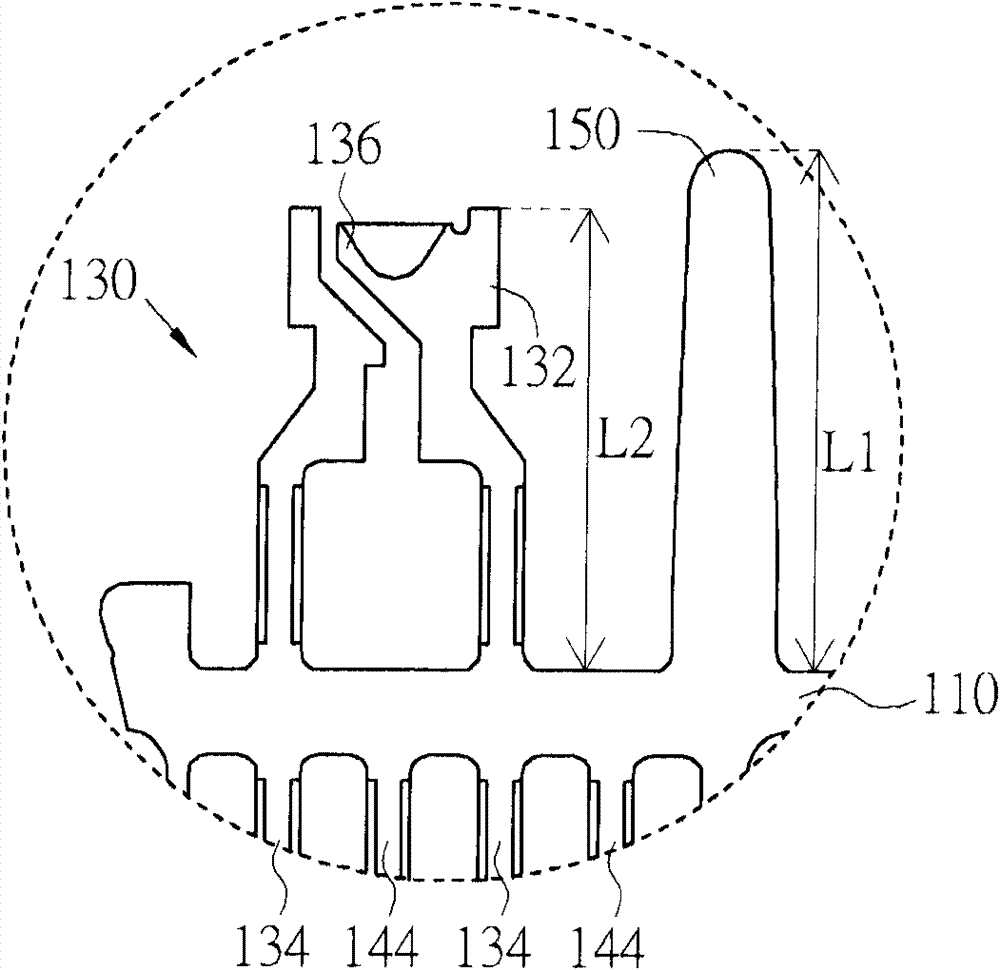 Two-sided lead frame structure