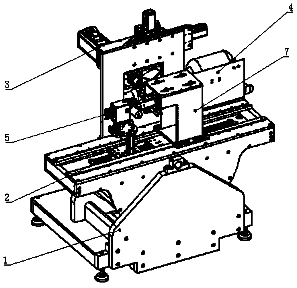 Test bed for detecting performance of automobile steering column adjusting mechanism