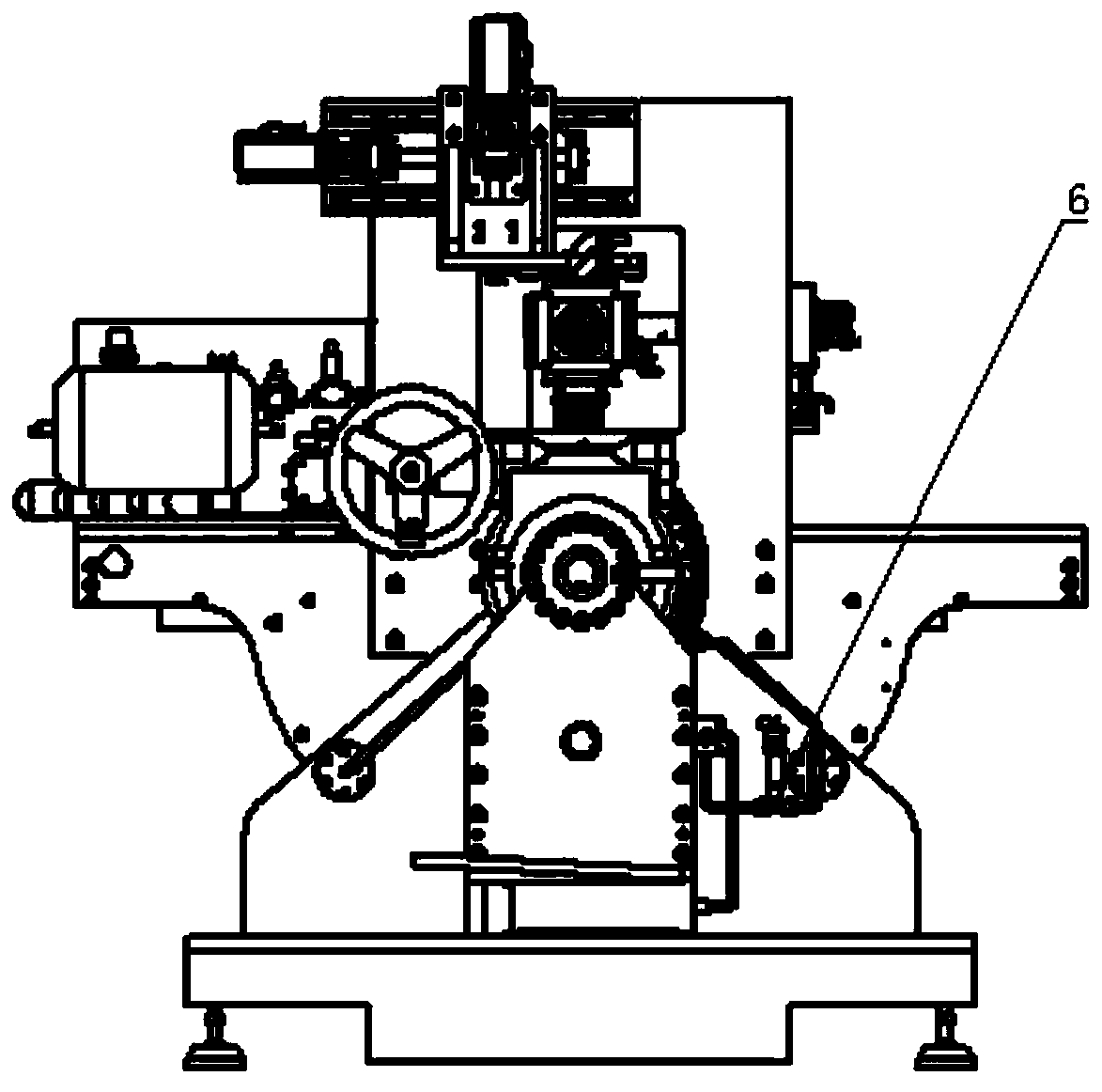 Test bed for detecting performance of automobile steering column adjusting mechanism