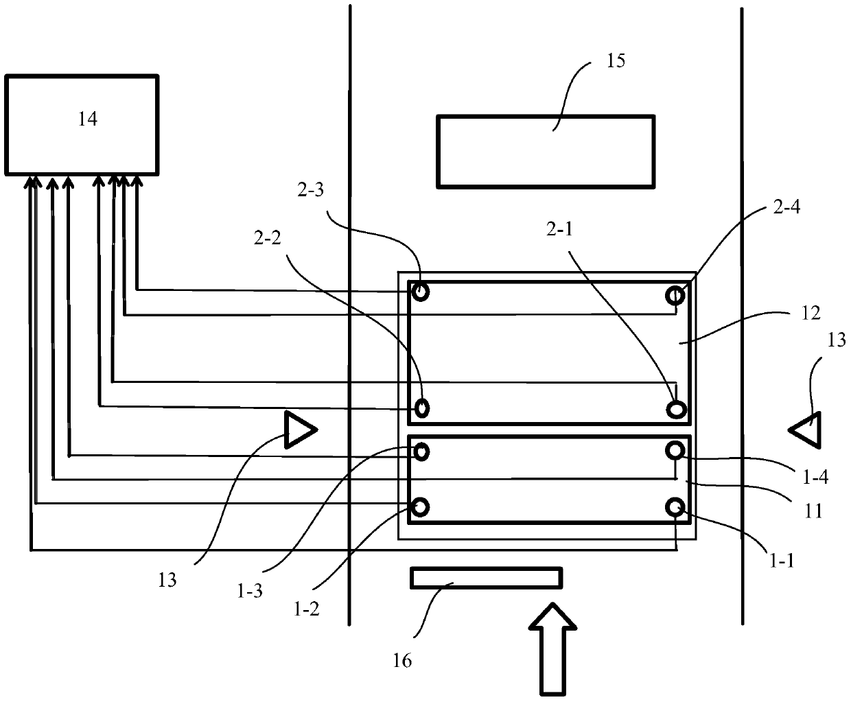 Road vehicle dynamic weighing method and device