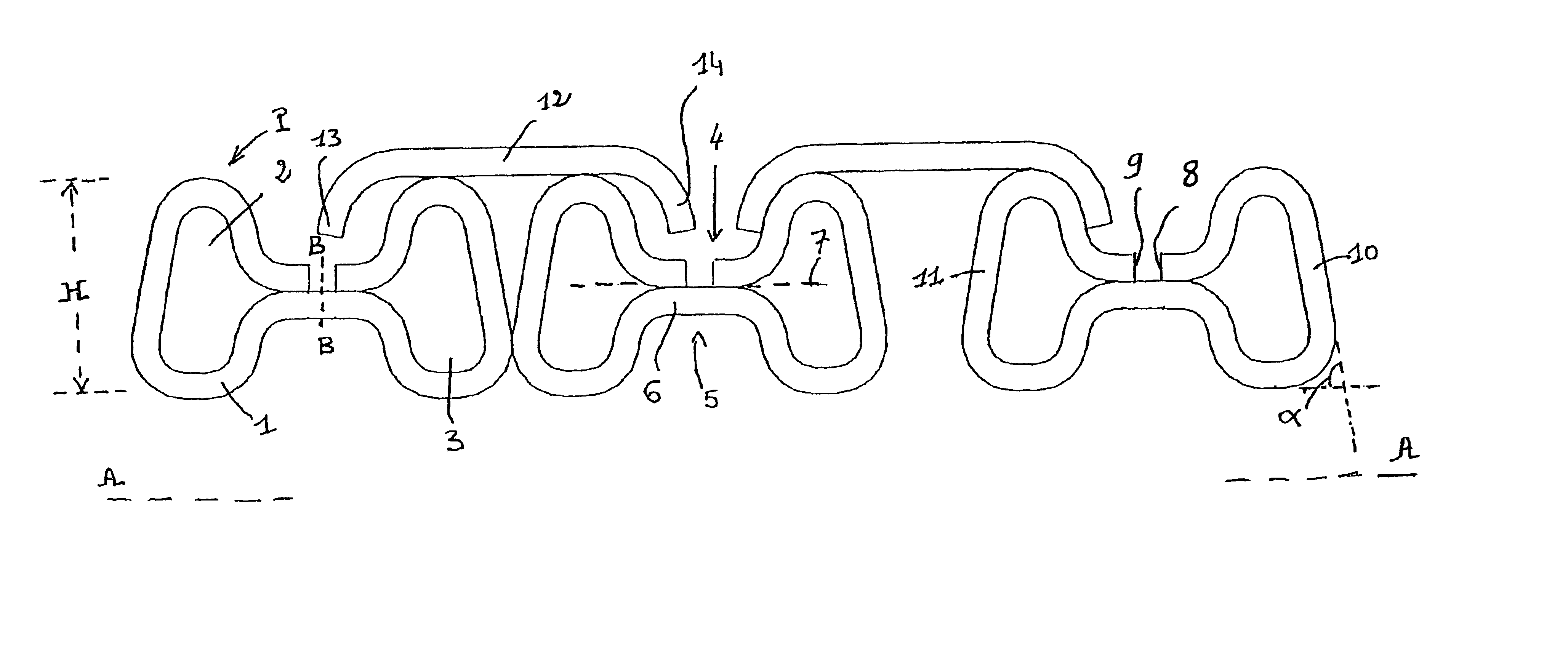 Flexible tubular pipe