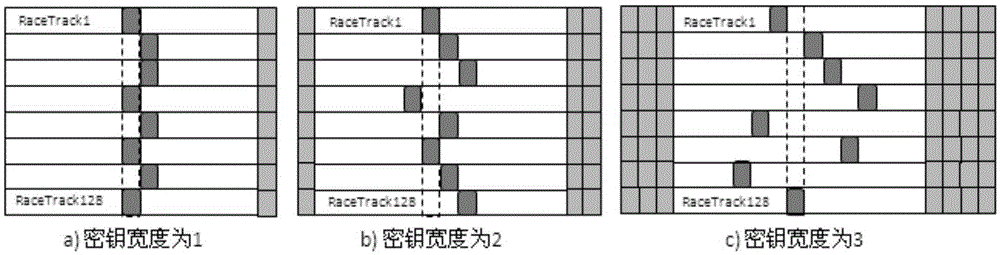 Data encryption/decryption method and system based on racetrack memory