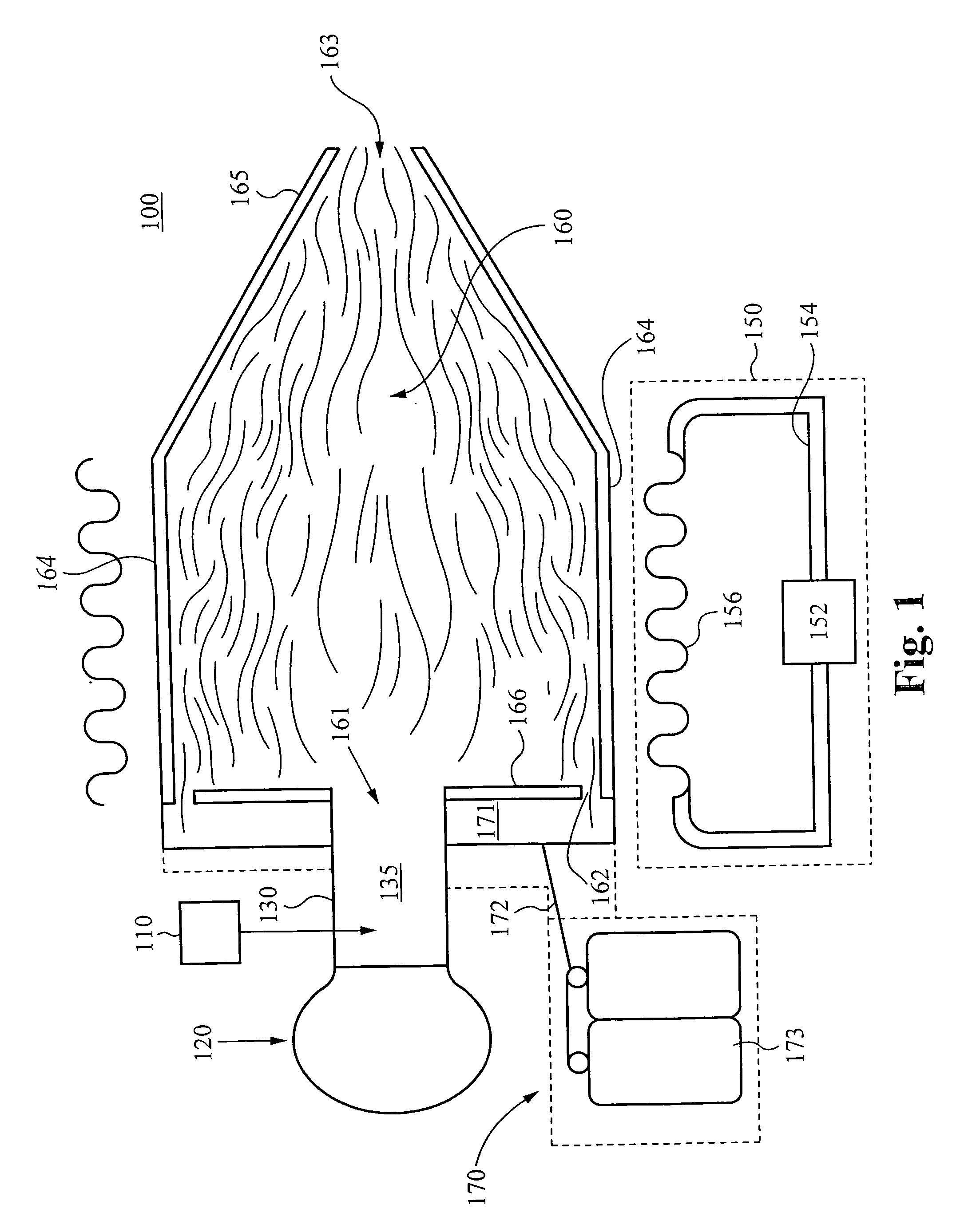 Shape of cone and air input annulus