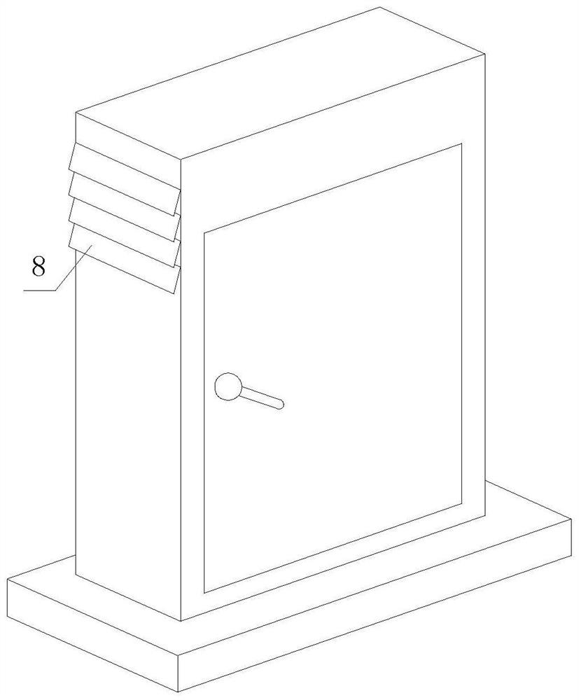 Automatic dust removal device for electric power system