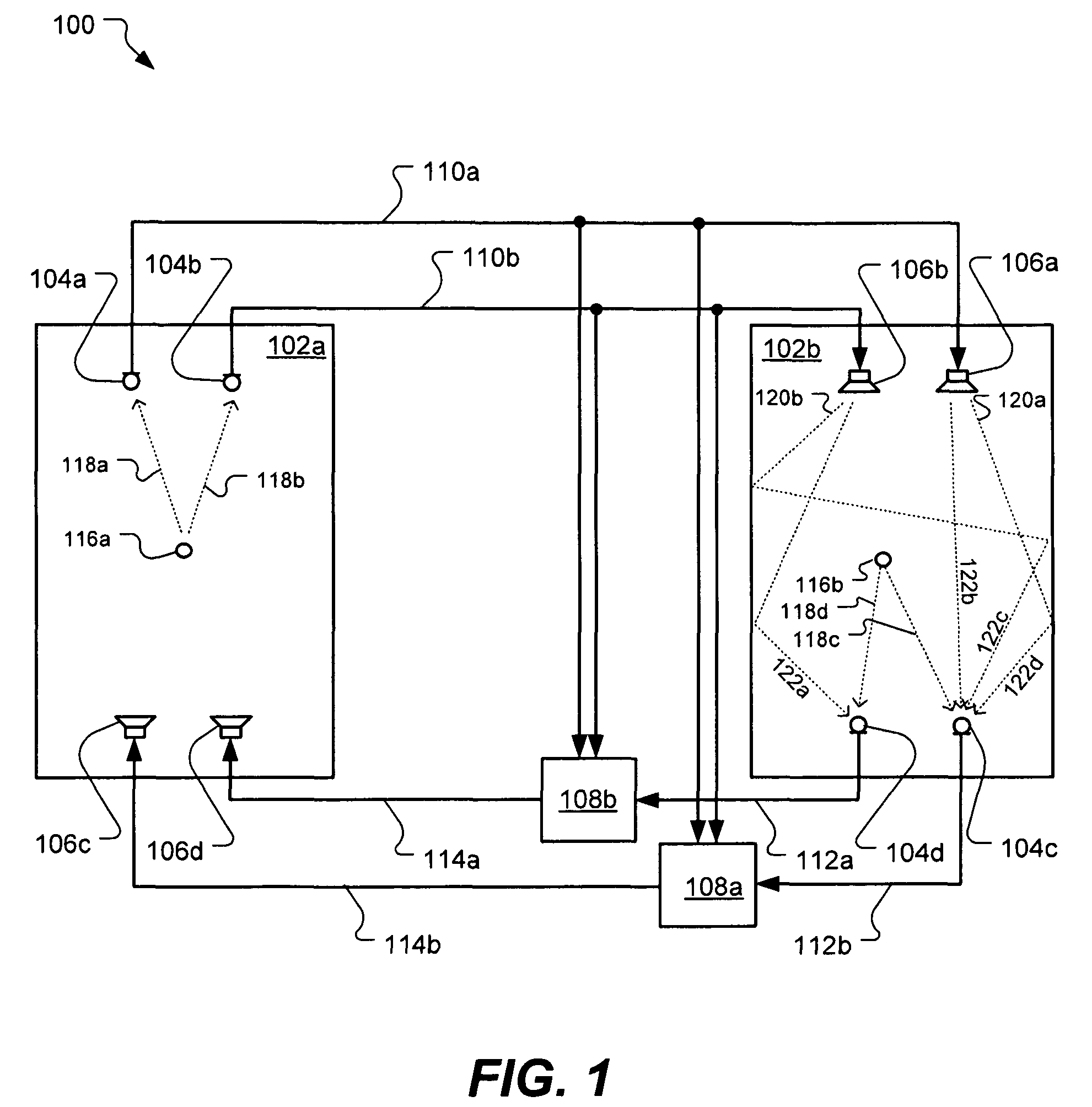 Multi-channel acoustic echo cancellation system and method