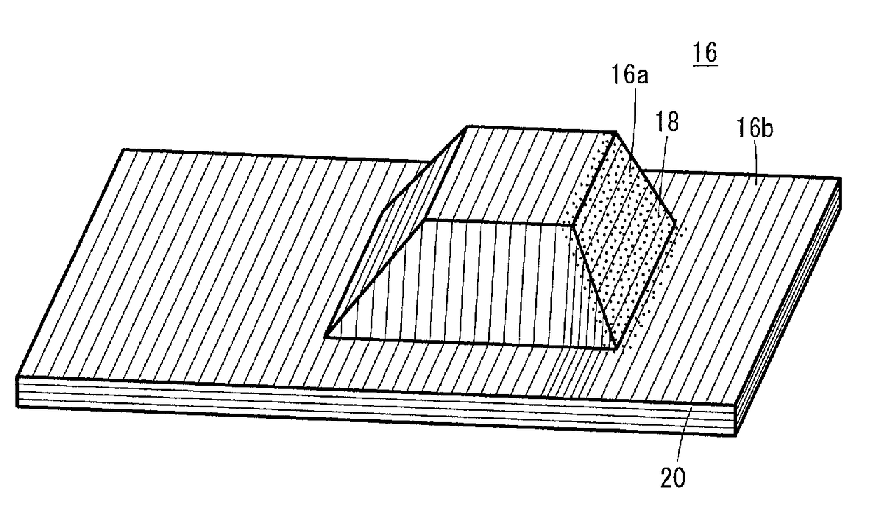 Fiber-reinforced composite material and method for manufacturing same