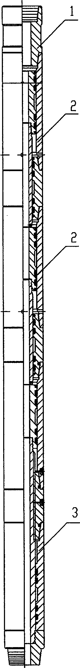 Flexible pressurizing and damping device for drill bit